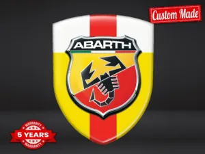 Fiat Abarth Car Company Emblems Pro Max Resilient Elegant Layout